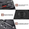 Vinyl Record Player Wireless Turntable Bluetooth 3-Speed Portable  Suitcase RCA