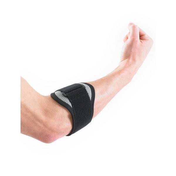 Neo-G RX Tennis/Golf Elbow Strap – Support for Epicondylitis, Tennis/Golfers Elbow, Sprains & Repetitive Strain Injuries, Reduces Tendon Irritation & Overuse – Class 1 Medical Device – 1 Size