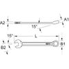 KS Tools 922.0004 Combination Spanner 4 mm