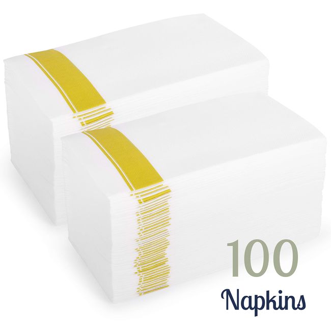 Elegant Dinner Napkins (100 count)