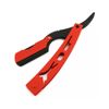Mustache, Beard, Eyebrow Cutting and Shaping Straight Edge Razor Red & Black