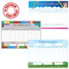 PRICARO 3 x A4 Magnetic Building Blocks Reward Plan 25 Sheets