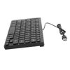 Dilwe K1000 Wired USB Mini Keyboard, Portable, Space-Saving, Plug and Play, Compact, Black, Ergonomic, PC Compatible