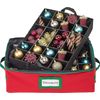 HOLDN’ STORAGE Underbed Christmas Ornament Storage Container Box with Divider...