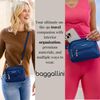Baggallini Triple Zip Bagg, Pacific, One Size