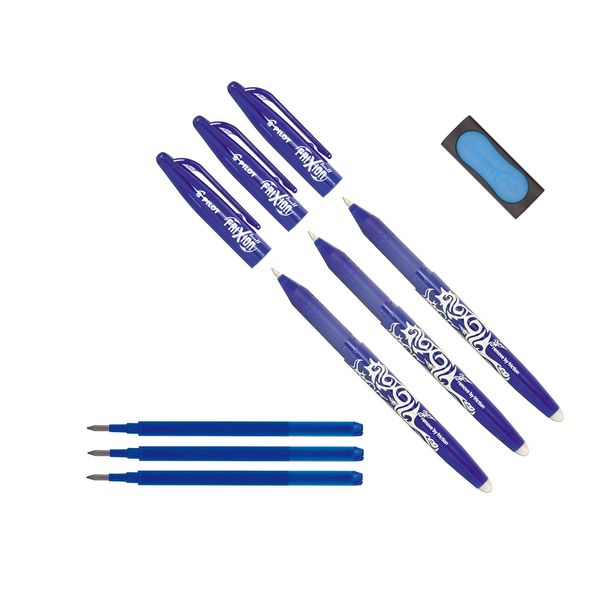 Pilot Frixion rollerball pen, erasable, blue