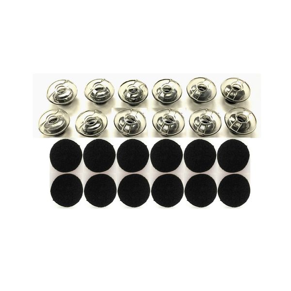 12 Medium Ear Gels Tips Kit for Plantronics Voyager LEGEND Replacement with FOAM
