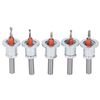 Adjustable Countersink Drill Bit Set, 5PCS with Case, Material, Wear Resistant, Consistent Depth, and Tidy, for Wood