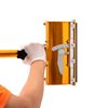 Drywall Taping Tools Flat Finishing Box Kit + 40''-64'' Extendable Handle 9.8 in
