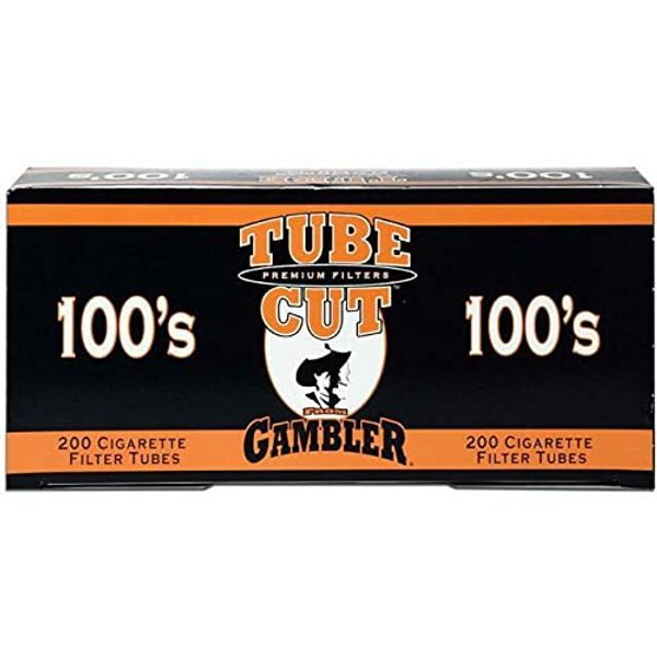 Gambler Tube Cut Regular Full Flavored 100MM Cigarette TUBES