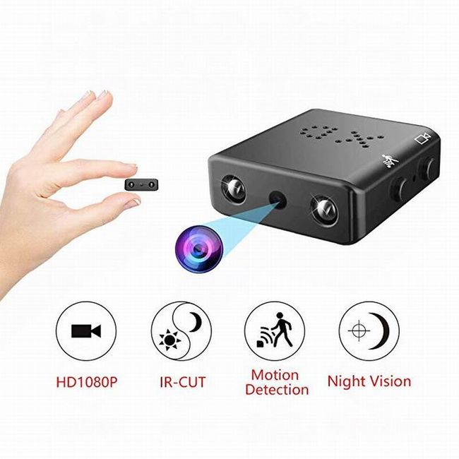 4K Full HD 1080P Mini ip Cam XD WiFi Night Vision Camera IR-CUT Motion  Detection Security Camcorder HD Video Recorder
