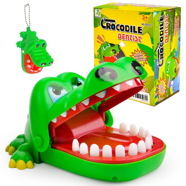 Crocodile Dentist Game, Crocodile Teeth Toys Game for Kids, Crocodile Biting Finger Dentist Games, Crocodile Dentist Keychain Funny Family Game Toys, Children Adult Reaction Skill Game Toy Gift