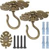 Wall Mount Ceiling Hooks,Plant Hooks for Ceiling Metal Plant Bracket Iron Wall M