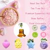 Lanwexy Bath Foot Bombs, 16 Pack Foot Soak with Bath Salt and Tea Tree Oil. Organic Natural Handmade Aroma Pure Essential Oil Bubble Foot Balls for Foot Callus, Dry Cracked, Stubborn Foot Odor Scent.