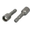 Saipor 10pcs 1/4'' Hex Shank Power Nut Driver Bit Set 8mm Impact Nut Setter Socket Driver Drill Bit Set, 42mm Length