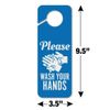 GRAPHICS & MORE Please Wash Your Hands Plastic Door Knob Hanger Sign
