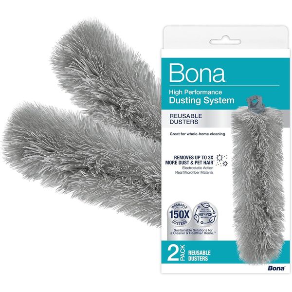 Reusable Duster Refills - 2 Pack - High Performance Dusting System - Microfib...