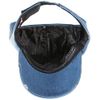 Beautifully Warm Satin Lined Baseball Hat for Women | Ponytail Hat for Curly Natural Hair | Backless Cap | Curl Hair Cap Denim