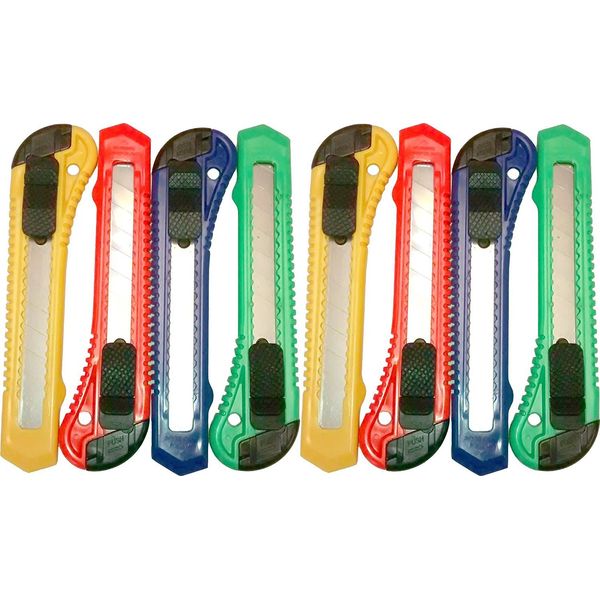 VIP Home Essentials Top Blade Box Cutters - 8 Pack