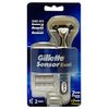 Gillette Sensor Excel Men's Razor + 3 Cartridges (Holds Sensor3 Blades)