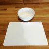 Rectangle Placemat Set - Matt Latte 2 Placemats Large 58cm x 38cm