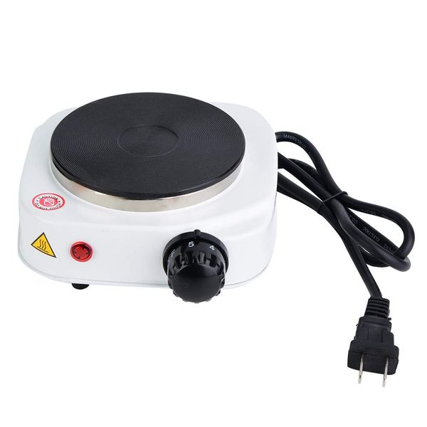 Electric Hot Plate, Electric Countertop Single Burner, 500W Countertop Electric Hot Plate, 5 Level Temperature Control Cooktop, with Household Hot Plate (US Plug 110V)