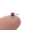 Nano Rings 2.5 mm Hair Extensions Ring Micro Ring for Extensions (Light Brown) Pack of 200