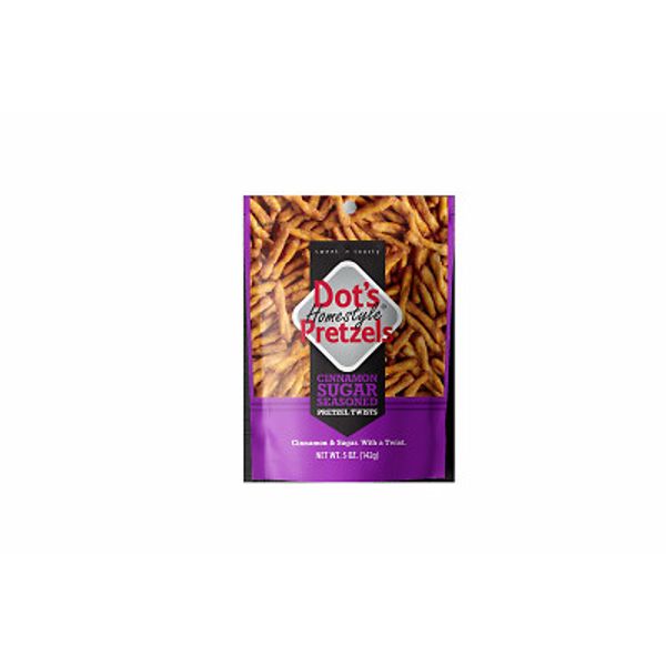 Dots 59008 Cinnamon Sugar Pretzels, 5 oz. - Quantity 10