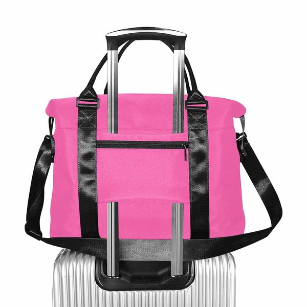 Hot Pink Duffel Bag, Large Travel Carry - One Size