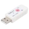 USB Computer Thermometer, Waterproof PC Thermometer Sensor Data Logger Recorder with Temperature Hyperbola Display and Alarm Function for