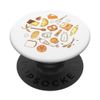 Cooking Food Utensils Baking Tools Cute Pattern Pastry Chef PopSockets Swappable PopGrip