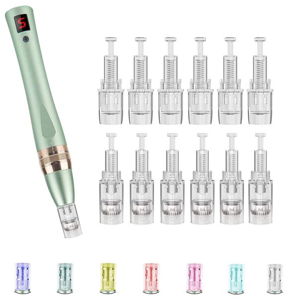 PIPM Professional Dermapen Machine For Derma pen Microneedling with 12pcs Needles B024