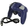 ZedLabz wired vibration gamepad controller for Nintendo GameCube GC with turbo function - 2 pk purple