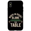 When in Doubt Blame the Table Snooker Case for iPhone X/XS