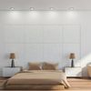 NUOLUX Lamp Shade Downlight Diffused Cover 9.9cm 6pcs Spotlight Diffused Sheet Ceiling Lamp Shade Blackout Sheet Diffused Cover Accessories Downlight Diffused Sheet Round White Plastic