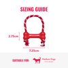 KONG Goodie Bone with Rope Dog Toy, Medium, Red