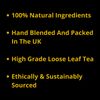 Herbal Tea Selection, 3 Wellness Loose Leaf Teas, Camellios ( 3 x 100g Each)