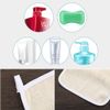 4 Pack Exfoliating Face and Body Wash Cloths 2-Sided Bath Towel Exfoliating Scrub Cloth for Women and Man Washcloth with Soft Handle and Fine Mesh(26 x 22cm)