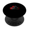 Red Feed The Wolf Within Red Graphic PopSockets Adhesive PopGrip