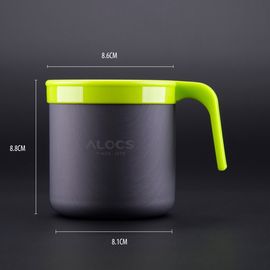 Mini Tea Cup, Aluminum Alloy Coffee Cup, Portable Coffee Mug Water