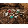 Ladies’ finger ring, real 925 silver, risi026, Silver