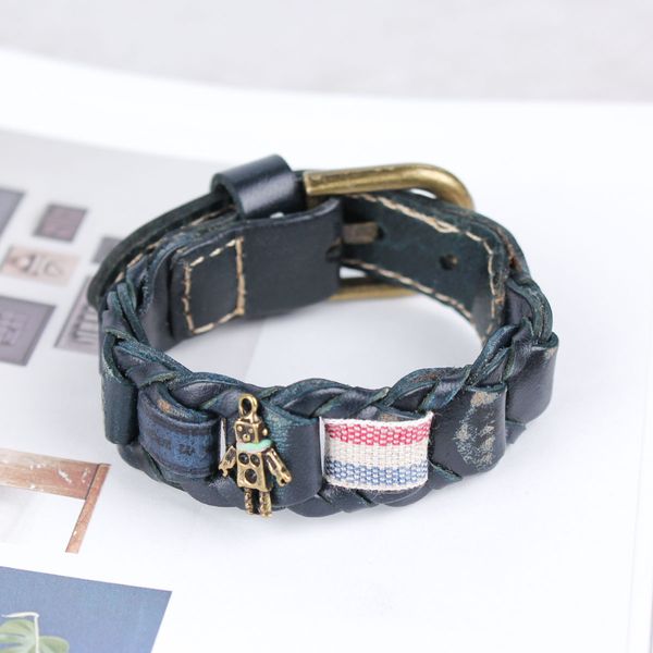 Handmade Cello Unisex Leather Bracelet