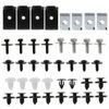 40Pcs Fastener For Car Engine Undertray Cover Clips Bottom Shield Guard Screws