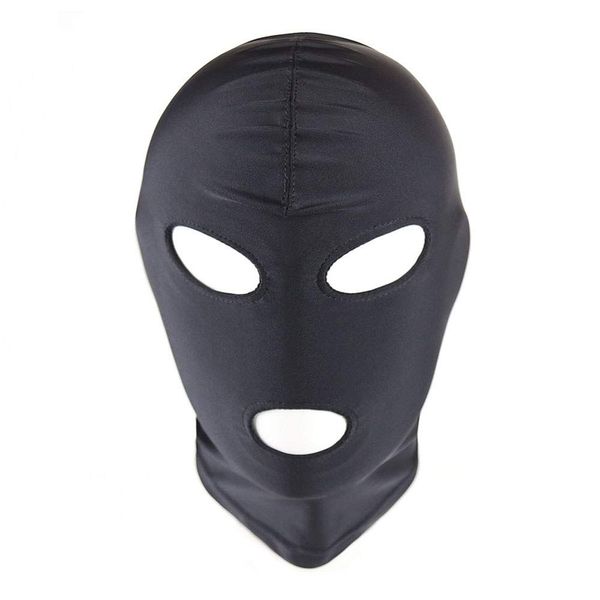 Soochat Full Cover Spandex Zentai Hood Mask Elastic Breathable Open Eyes And Mouth Cosplay Halloween Costume Hood Mask