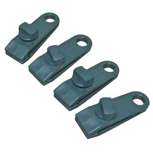 Faithfull TARPCLIPS Instant Clip on Tarpaulin Eyelets (Pack of 4)