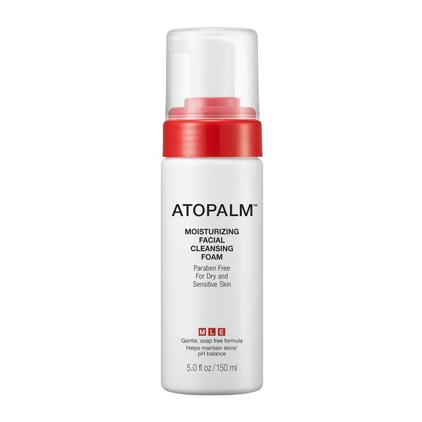 ATOPALM Moisturizing Facial Cleansing Foam, Paraben Free for Dry & Sensitive Skin Face Wash, Hyaluronic Acid, Skin pH Balance 5.5, K-beauty, 5.0 Fl Oz, 150ml