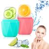 2Pack Ice Roller for Face, Qewro Silicone Ice Roller to Tone skin, Reusable Ice Roller for Face & Eye Puffiness Relief, Ice Roller Mold for Face and Neck, Facial Roller to Remove Fine Lines Puffiness Pores Anti Wrinkles