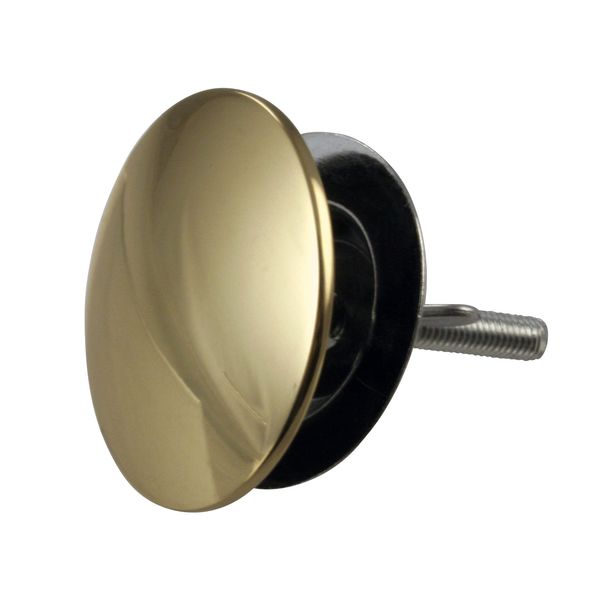 Westbrass D202-01 2" Kitchen Sink Hole Cover, Polished Brass, 1 Pack