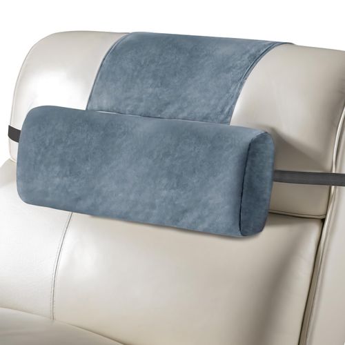 Tycdiose Recliner Head Pillow 3-in-1 Non-Slip Headrest Pillow for Recliners and Armchairs Adjustable Lumbar Neck Support Pillow for Recliner, Velvet Recliner Pillows for Headrest with Strap Cover