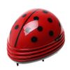 Cisixin Electric Table Vacuum Cleaner Mini Dust Cleaner Red Ladybird